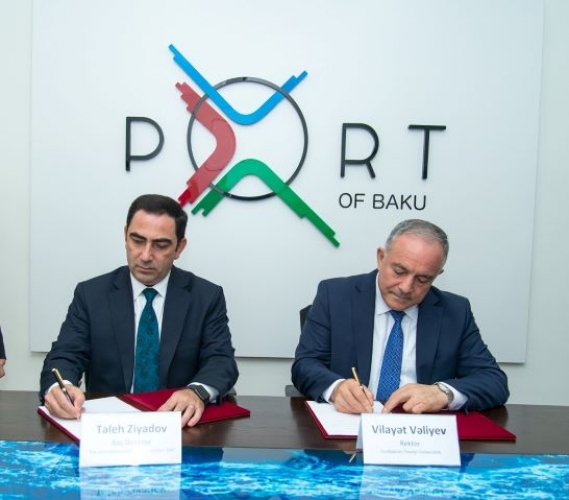 Azərbaycan Texniki Universiteti ilə Bakı Limanı arasında əməkdaşlığa dair memorandum imzalanıb