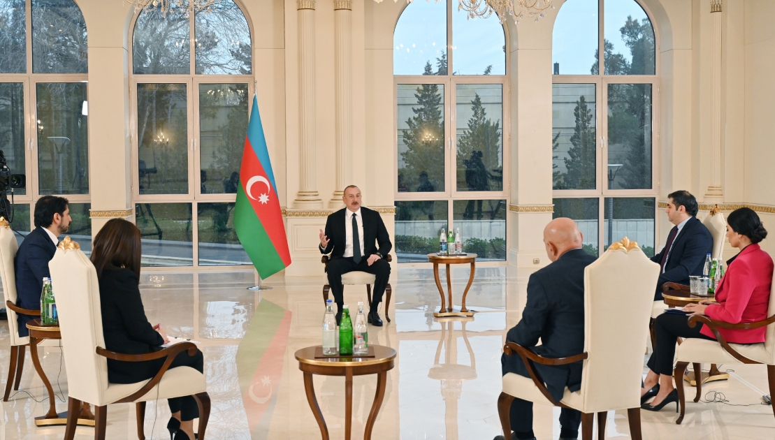 Prezident İlham Əliyevin yerli telekanallara müsahibəsinin TAM MƏTNİ -