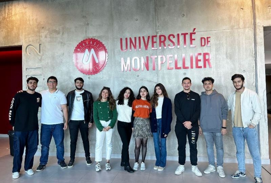 UNEC-in 14 tələbəsi Fransanın Monpelye Universitetində ikili diplom proqramı ilə təhsil alır