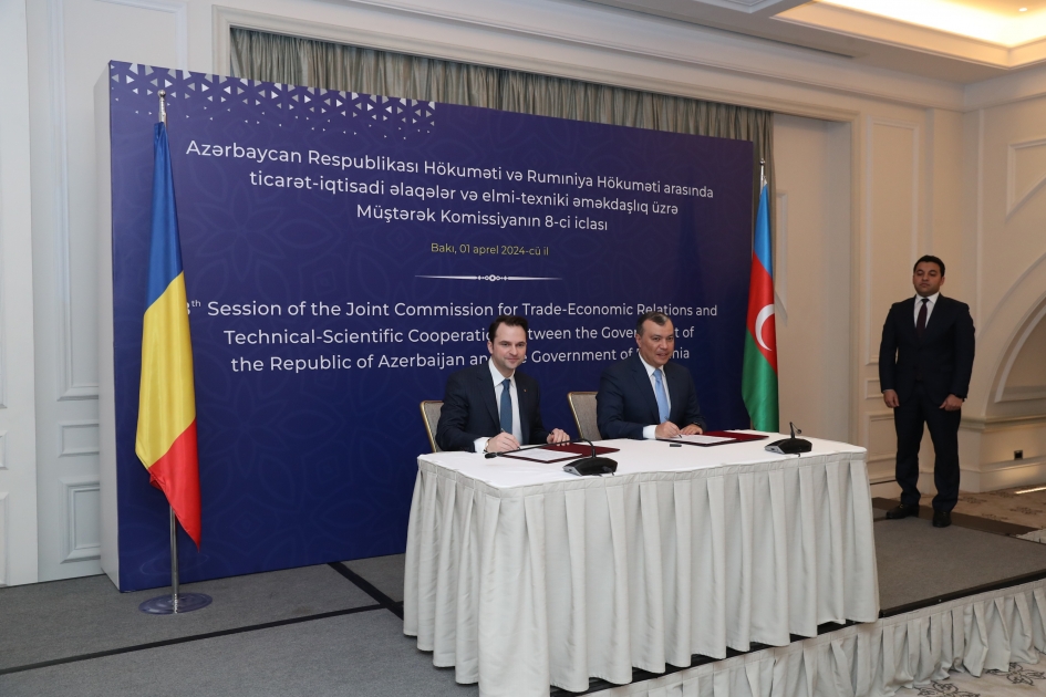 Azərbaycanla Rumıniya arasında  Anlaşma Memorandumları imzalanıb
