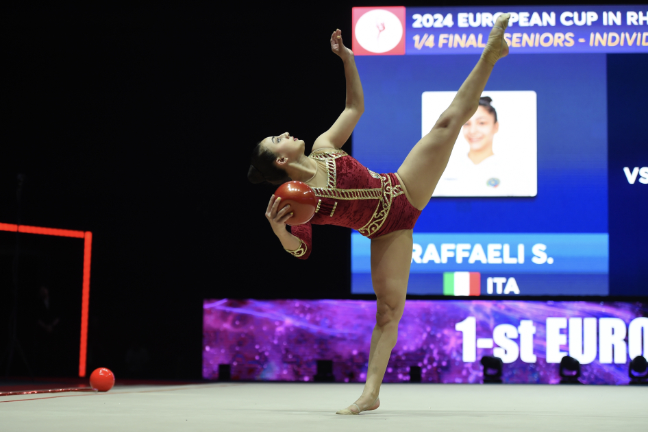Bədii gimnastika üzrə Avropa Kuboku: Çarpaz qarşılaşmada qaliblər bəlli olub