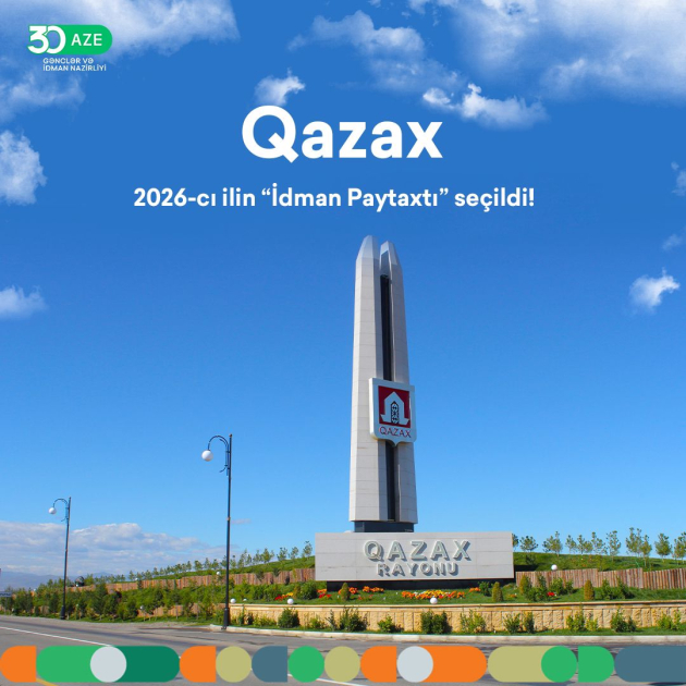 Qazax 2026-cı il üçün “İdman Paytaxtı” seçilib