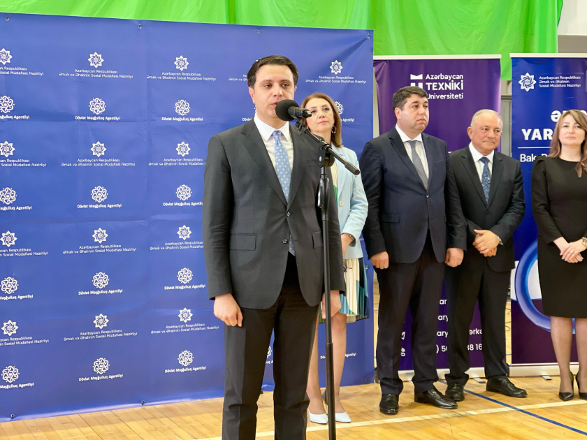 Bakıda keçirilən növbəti əmək yarmarkasında 90 işəgötürən tərəfindən 822 vakansiya təqdim edilib
