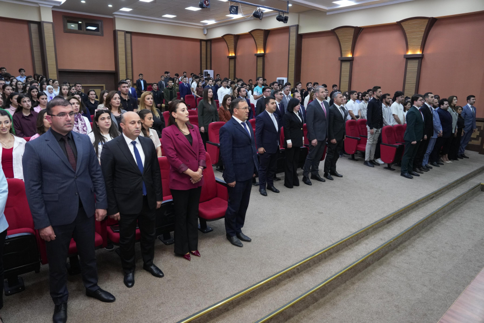 NDU-da Ümummilli Lider Heydər Əliyevin anadan olmasının 102-ci ildönümünə həsr olunmuş “EAST - WEST International Youth Partnership Forum 2025” adlı beynəlxalq forum keçirilib