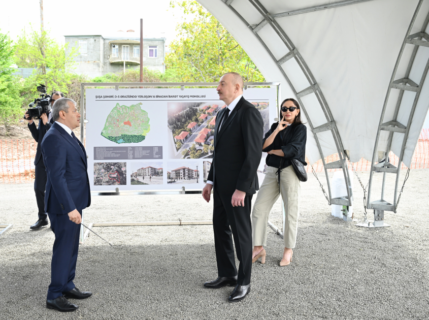 Şuşada inşa ediləcək dördüncü yaşayış kompleksinin təməli qoyulub YENİLƏNİB