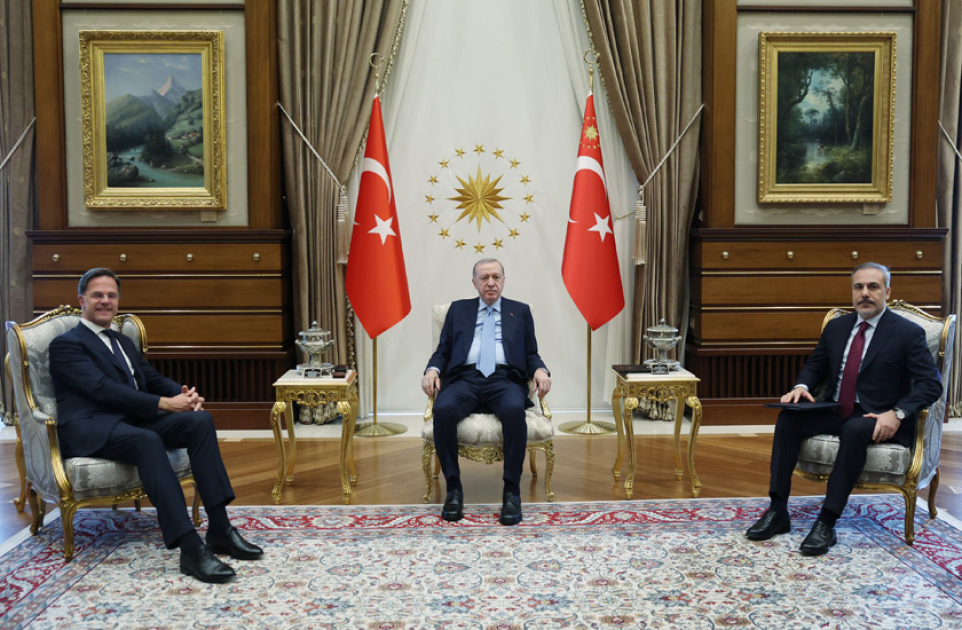 Türkiyə Prezidenti Ankarada NATO-nun Baş katibini qəbul edib