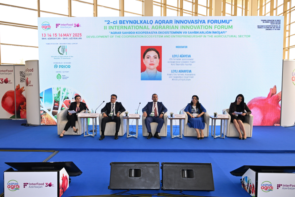 II Beynəlxalq Aqrar İnnovasiya Forumu çərçivəsində panel müzakirələr keçirilib