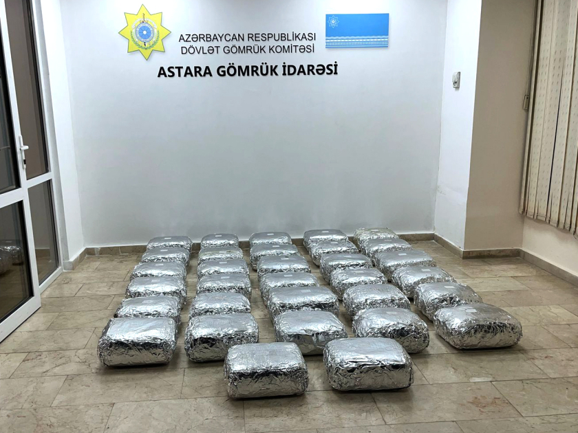 Azərbaycan ərazisindən tranzit keçməklə külli miqdarda narkotik vasitə aparılmasının qarşısı alınıb