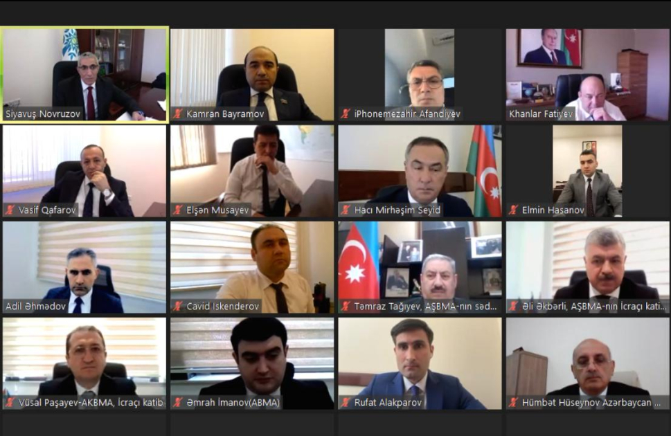 Parlamentin Regional məsələlər komitəsinin onlayn iclası keçirilib