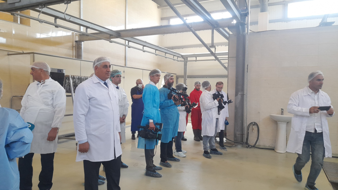 Heyvan kəsimi məntəqəsinə infotur təşkil olunub