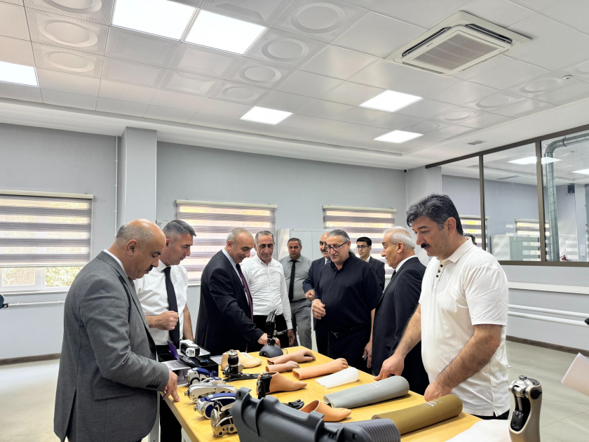 Protez-Ortopedik İstehsalat və Reabilitasiya Mərkəzinə infotur təşkil olunub