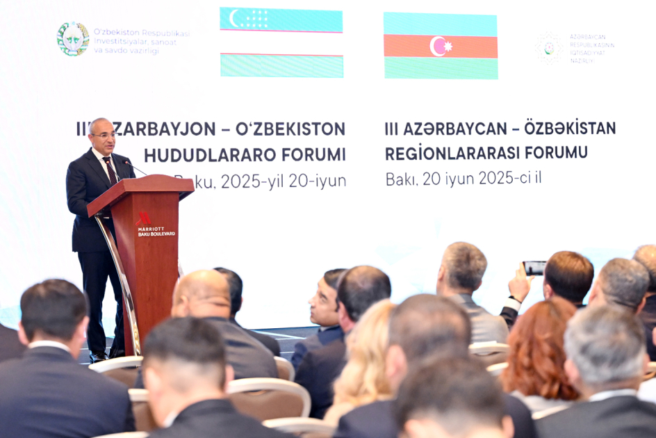 Bakıda III Azərbaycan-Özbəkistan Regionlararası Forumu keçirilib