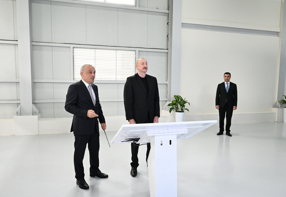Prezident İlham Əliyev Yevlax şəhəri qumsüzgəc texnologiyalı sutəmizləyici qurğunun açılışında iştirak edib YENİLƏNİB Prezident İlham Əliyev Yevlax şəhəri qumsüzgəc texnologiyalı sutəmizləyici qurğunun açılışında iştirak edib YENİLƏNİB
