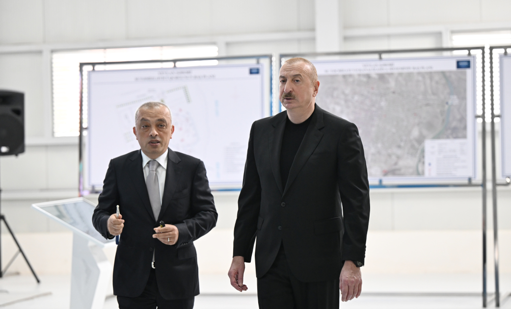 Prezident İlham Əliyev Yevlax şəhəri qumsüzgəc texnologiyalı sutəmizləyici qurğunun açılışında iştirak edib YENİLƏNİB Prezident İlham Əliyev Yevlax şəhəri qumsüzgəc texnologiyalı sutəmizləyici qurğunun açılışında iştirak edib YENİLƏNİB