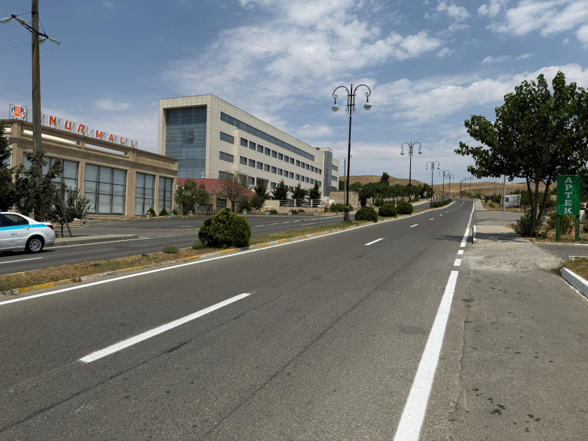Qobustanda yol nişanlanma işləri həyata keçirilib