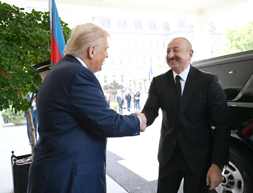 Prezident İlham Əliyev Ağ Evə gəldi YENİLƏNİB
