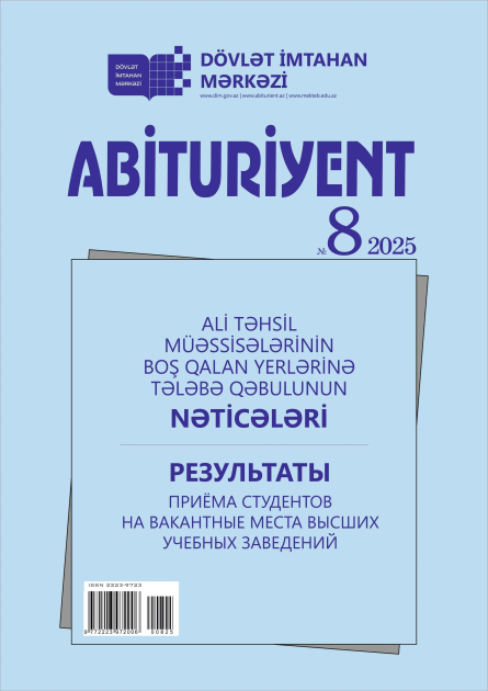 Dövlət İmtahan Mərkəzi “Abituriyent” jurnalının 8-ci və 9-cu nömrələrini nəşr edib