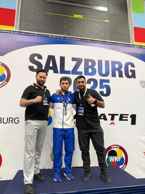 Karate üzrə milli komanda və beynəlxalq dərəcəli məşqçilər Zalsburqdakı Azərbaycan Evinin qonağı olublar