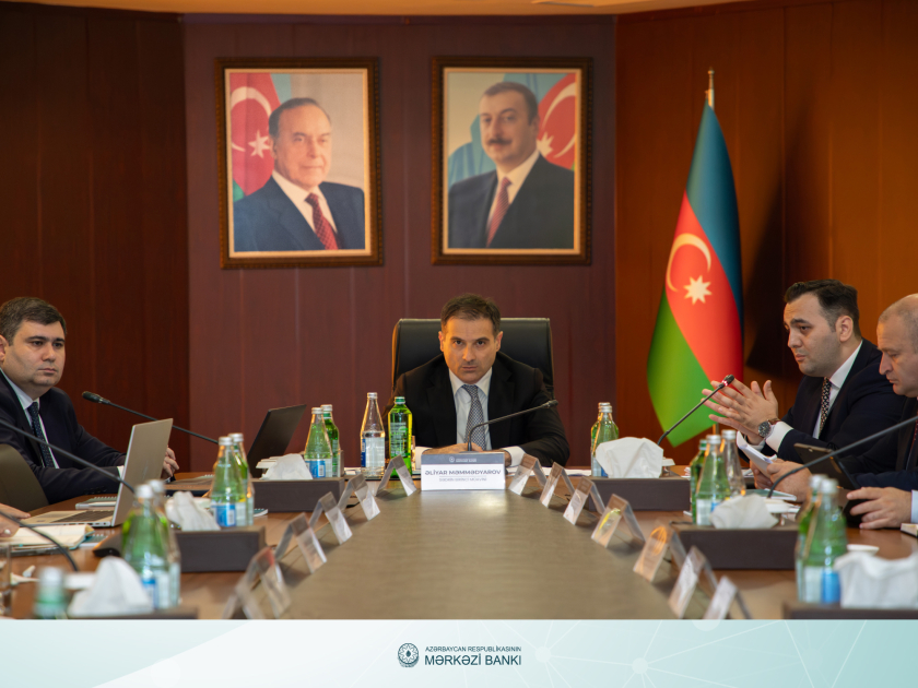 Mərkəzi Bankda Makroiqtisadi dayanıqlılıq üzrə işçi qrupunun növbəti iclası təşkil olunub