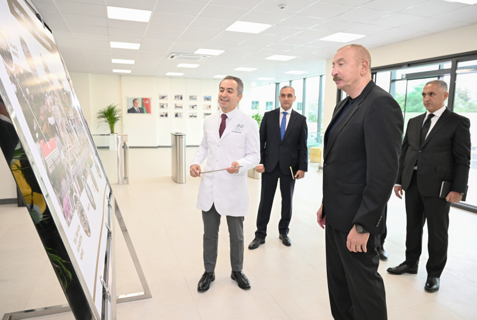 Prezident İlham Əliyev Qarabağ Universitetinin Klinikasının binasının, Tibb və sağlamlıq elmləri fakültəsinin tədris korpusunun açılışında iştirak edib