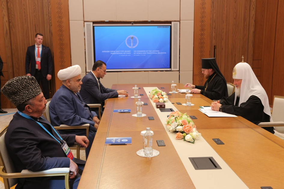 QMİ sədri Astana Qurultayında iştirakı çərçivəsində bir sıra görüşlər keçirib