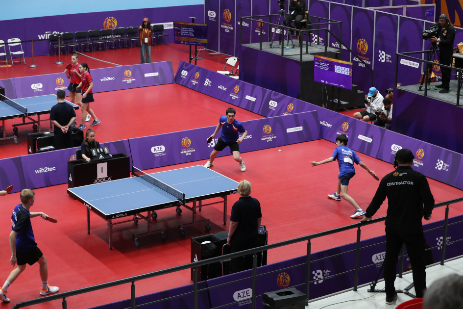 III MDB Oyunları: Azərbaycanın stolüstü tennisçiləri gümüş medal qazanıblar
