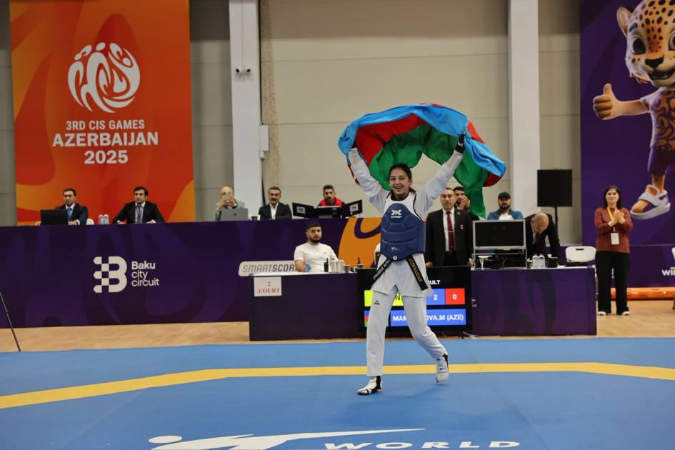 MDB Oyunları: Azərbaycan taekvondoçuları ilk gündə 3 qızıl medal əldə ediblər