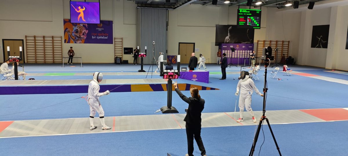 III MDB Oyunları: Azərbaycan qılıncoynatma yarışlarında ilk medalını qazanıb
