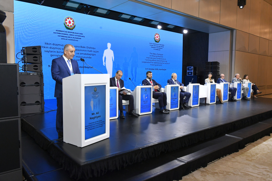 Bakıda İtkin düşmüş şəxslər üzrə Bakı Dialoqu çərçivəsində beynəlxalq konfransın açılış sessiyası keçirilib