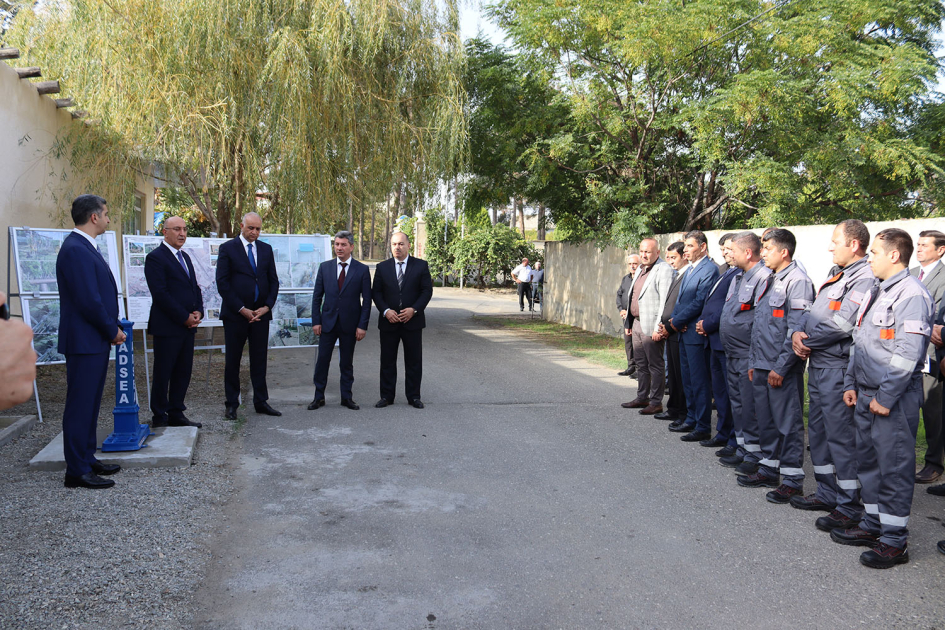 Naftalanın Qasımbəyli kəndinin su təchizatı yenidən qurulub