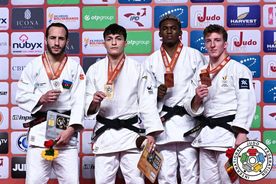 Azərbaycan cüdoçuları Perudakı Qran-Prinin ilk günündə 4 medal qazanıblar