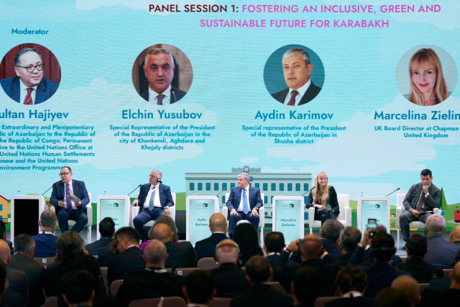 III Azərbaycan Milli Şəhərsalma Forumunun ilk günü Qarabağın gələcəyinə həsr olunmuş panel sessiya ilə yekunlaşıb