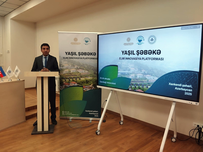 Xankəndidə “Yaşıl şəbəkə: elmi innovasiya platforması” layihəsinin açılışı olub
