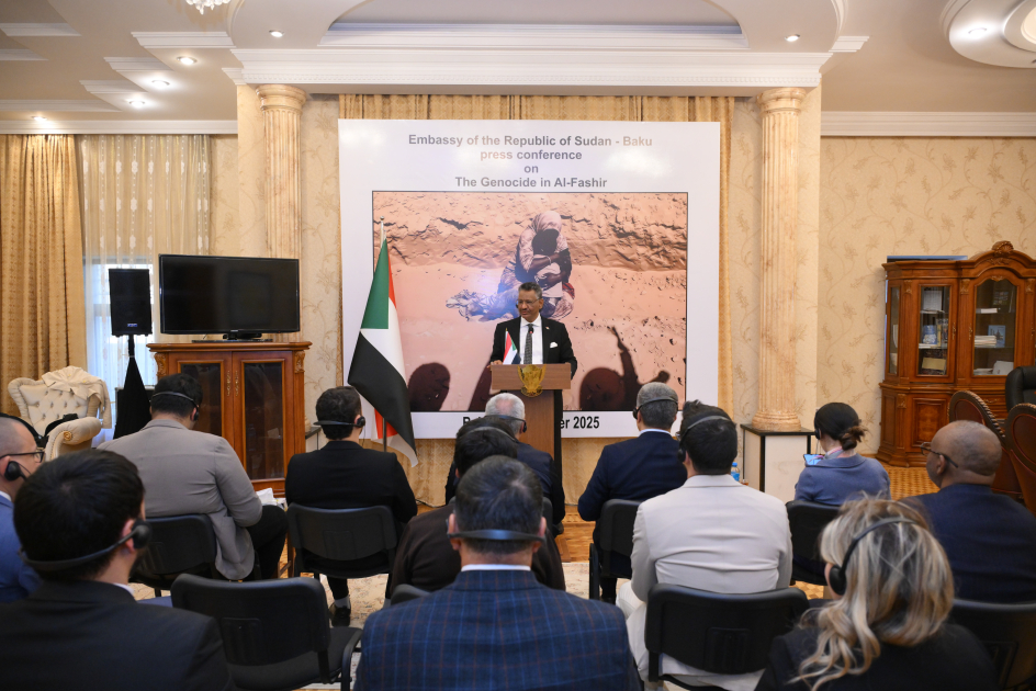 Sudanın Azərbaycandakı səfirliyində Əl-Faşerdə törədilən soyqırımla bağlı mətbuat konfransı keçirilib