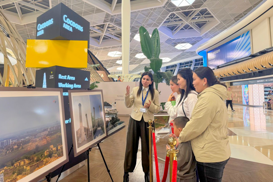 Heydər Əliyev Beynəlxalq Aeroportunda “Qarabağın Dirçəlişi: Azərbaycan intibahının hekayəsi” fotosərgisi açılıb