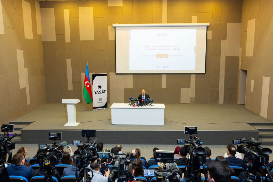 “YAŞAT” Fondu 5 illik fəaliyyətinə dair hesabat verib