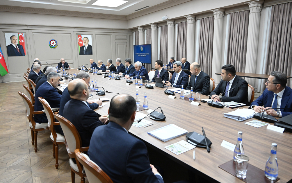 Nazirlər Kabinetində Xəzər dənizinin və Bakı buxtasının ekoloji vəziyyətinə dair iclas keçirilib
