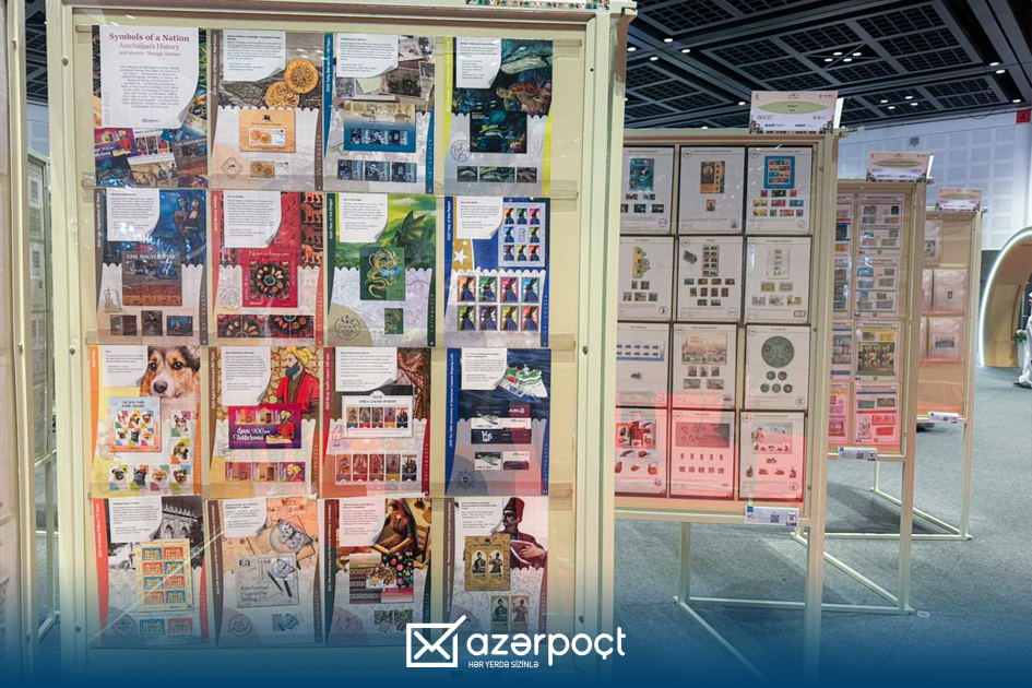 Azərbaycan markaları Dubayda beynəlxalq filateliya sərgisində nümayiş etdirilib