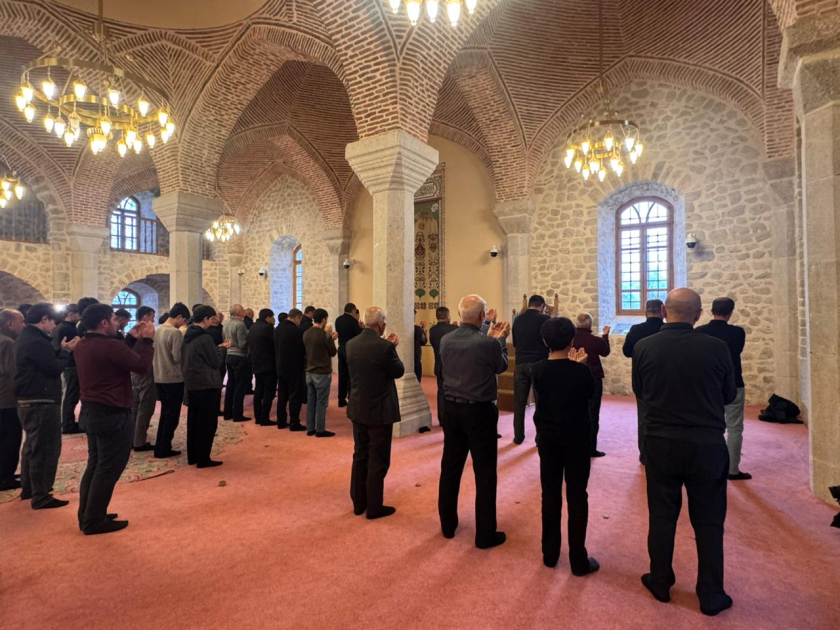 Şuşada Ramazan bayramı namazı qılınıb