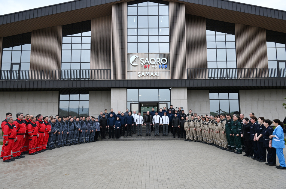 Prezident İlham Əliyev Şamaxıda “Şirvan Aqro” heyvandarlıq kompleksinin açılışında iştirak edib VİDEO