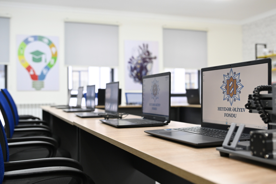 Prezident İlham Əliyev Şamaxı Avropa liseyinin yeni binasının açılışında iştirak edib VİDEO