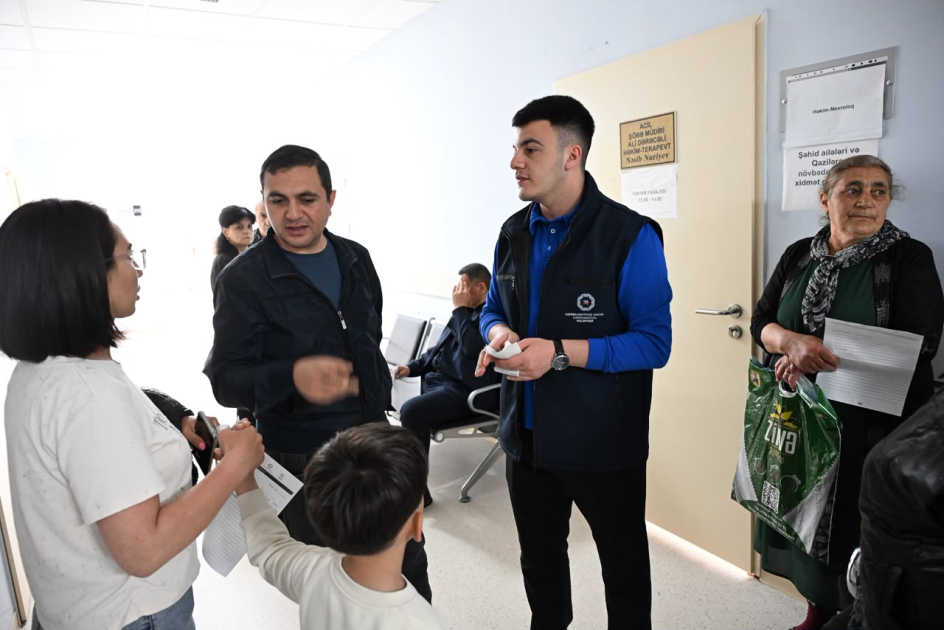 Daşkəsəndə “Həmkardan həmkara qayğı ilə” sosial layihəsi çərçivəsində 300-dən çox sakin müayinədən keçib