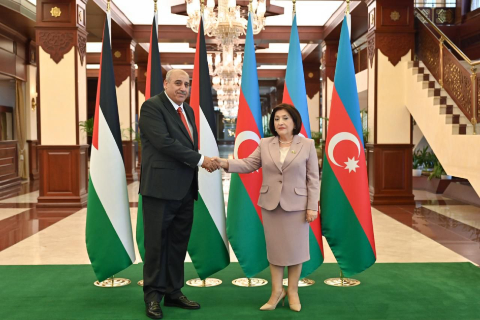 Milli Məclisin sədri Sahibə Qafarova İordaniya Haşimilər Krallığının Nümayəndələr Palatasının sədri ilə görüşüb