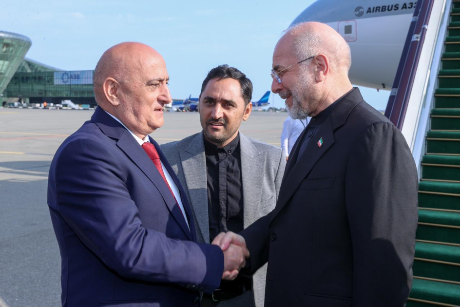 İran İslam Şurası Məclisinin sədri Azərbaycana səfərə gəlib