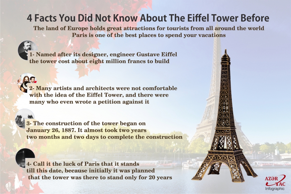 4 Facts You Did Not Know About The Eiffel Tower Before - INFOGRAPHIC
