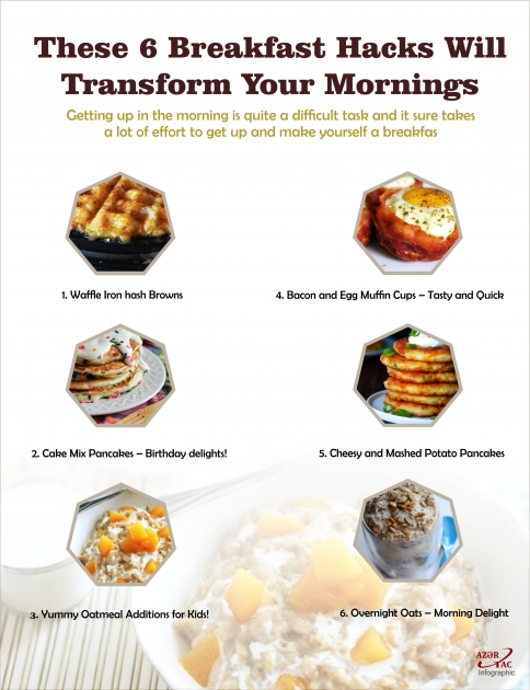 These 6 Breakfast Hacks Will Transform Your Mornings - INFOGRAPHIC