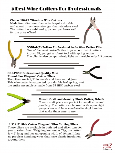 5 Best Wire Cutters For Professionals - INFOGRAPHIC