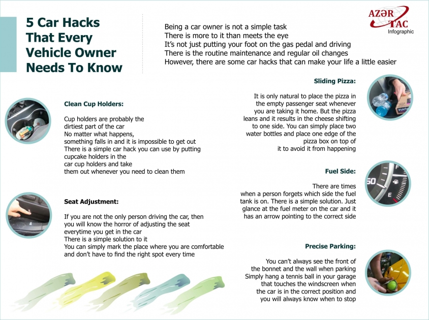 5 Car Hacks That Every Vehicle Owner Needs To Know - INFOGRAPHIC