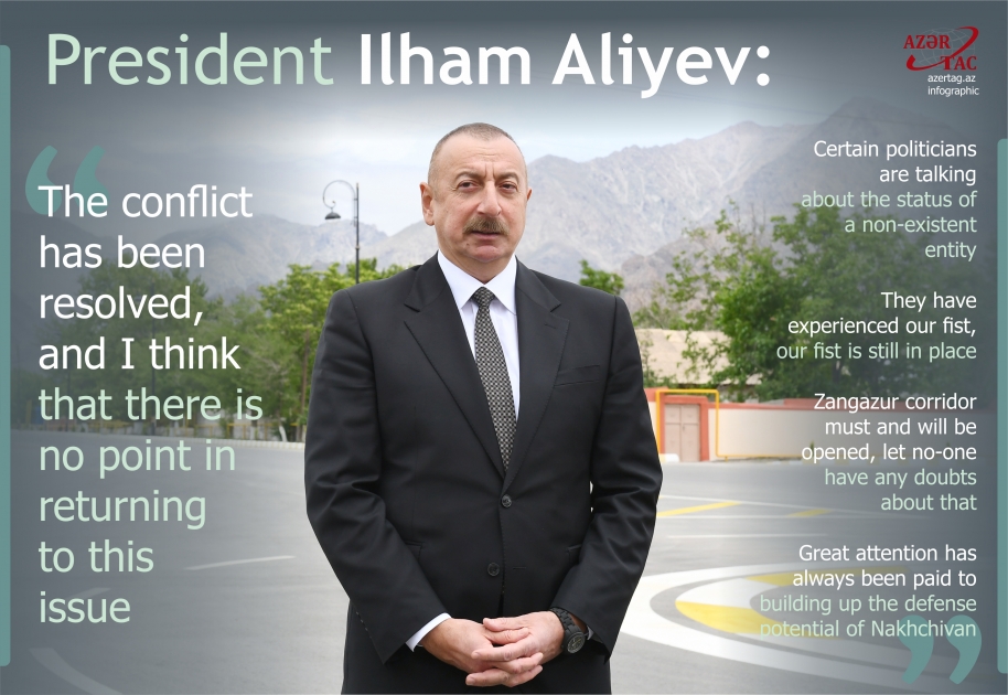 President Ilham Aliyev: The conflict has been resolved, and I think that there is no point in returning to this issue