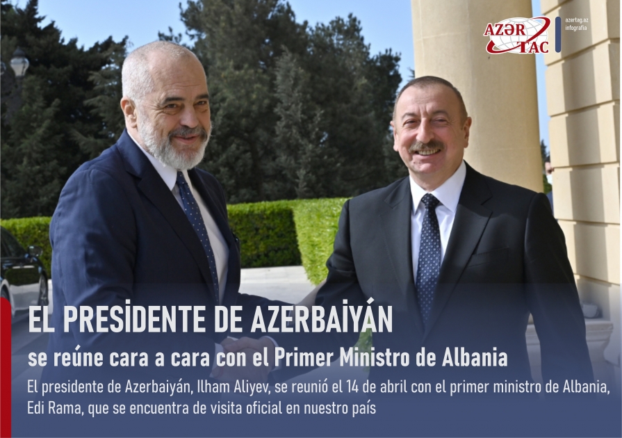 El Presidente de Azerbaiyán se reúne cara a cara con el Primer Ministro de Albania